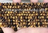 CTE2156 15.5 inches 4mm round yellow tiger eye gemstone beads