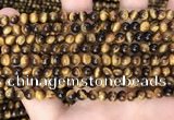 CTE2157 15.5 inches 5mm round yellow tiger eye gemstone beads