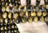 CTE2163 15.5 inches 16mm round yellow tiger eye gemstone beads