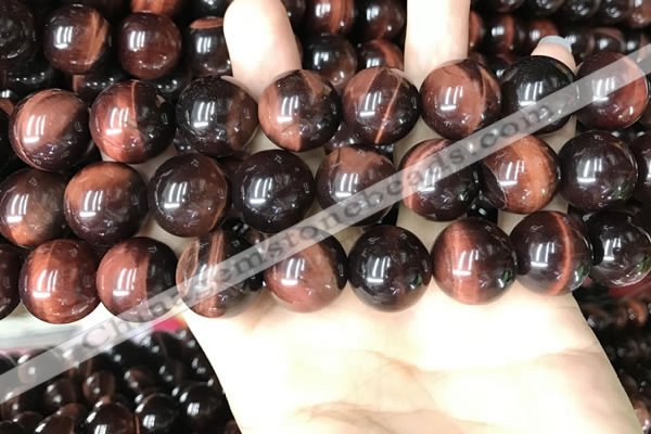 CTE2175 15.5 inches 18mm round red tiger eye beads wholesale