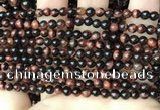 CTE2180 15.5 inches 4mm round red tiger eye gemstone beads