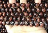 CTE2183 15.5 inches 10mm round red tiger eye gemstone beads