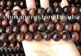 CTE2185 15.5 inches 14mm round red tiger eye gemstone beads
