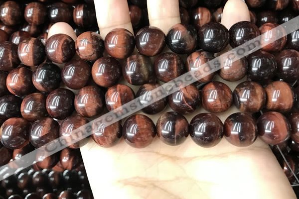 CTE2185 15.5 inches 14mm round red tiger eye gemstone beads