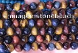 CTE2214 15.5 inches 14mm round colorful tiger eye beads wholesale