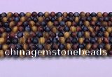 CTE2219 15.5 inches 6mm round colorful tiger eye gemstone beads