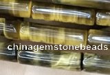 CTE2245 15.5 inches 4*14mm tube yellow tiger eye beads wholesale