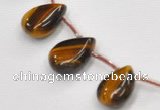 CTE25 teardrop 18*25mm yellow tiger eye beads Wholesale