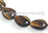 CTE27 12*16mm flat teardrop yellow tiger eye beads Wholesale