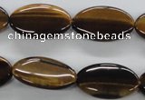 CTE302 15.5 inches 15*25mm oval yellow tiger eye gemstone beads