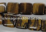 CTE309 15.5 inches 16*16mm square yellow tiger eye gemstone beads