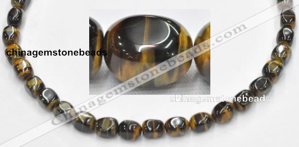 CTE32 15.5 inches 9*13mm freeform blue tiger eye beads wholesale