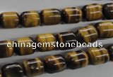 CTE328 15.5 inches 8*10mm drum yellow tiger eye gemstone beads