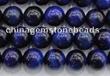 CTE416 15.5 inches 8mm round blue tiger eye beads wholesale