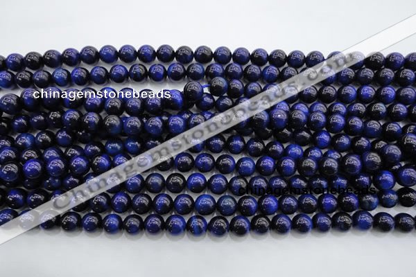 CTE416 15.5 inches 8mm round blue tiger eye beads wholesale