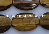 CTE432 15.5 inches 20*30mm faceted oval yellow tiger eye beads