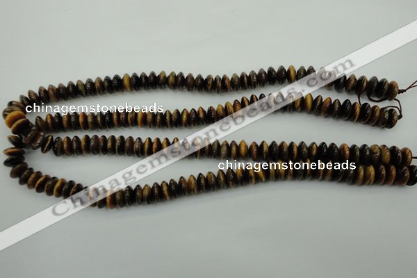 CTE436 15.5 inches 4*10mm rondelle yellow tiger eye beads wholesale