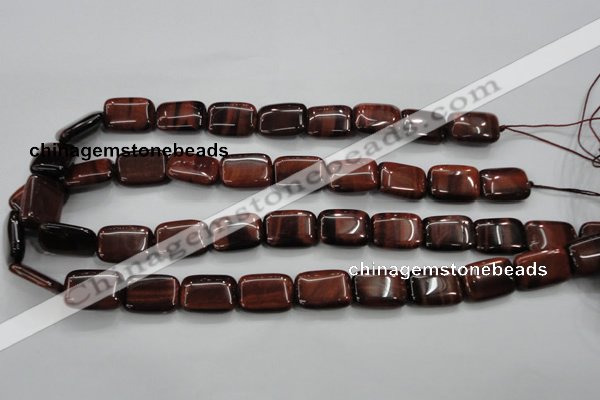 CTE56 15.5 inches 13*18mm rectangle red tiger eye gemstone beads