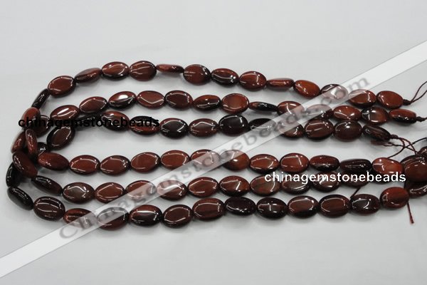 CTE57 15.5 inches 10*14mm oval red tiger eye gemstone beads