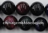 CTE597 15.5 inches 18mm round colorful tiger eye beads wholesale