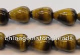 CTE608 15.5 inches 12*16mm teardrop yellow tiger eye beads wholesale