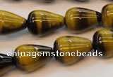 CTE610 15.5 inches 15*20mm teardrop yellow tiger eye beads wholesale