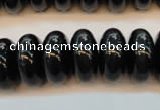 CTE647 15.5 inches 10*18mm rondelle blue tiger eye beads wholesale
