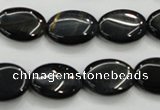 CTE75 15.5 inches 13*18mm oval blue tiger eye gemstone beads