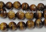 CTE753 15.5 inches 10mm faceted round yellow tiger eye beads wholesale