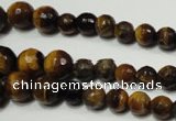 CTE759 15.5 inches 6mm – 14mm faceted round yellow tiger eye beads