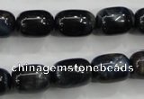 CTE79 15.5 inches 11*15mm drum blue tiger eye gemstone beads