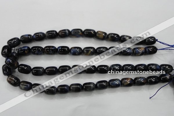 CTE79 15.5 inches 11*15mm drum blue tiger eye gemstone beads