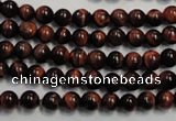 CTE83 15.5 inches 6mm round red tiger eye gemstone beads