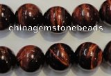 CTE87 15.5 inches 14mm round red tiger eye gemstone beads