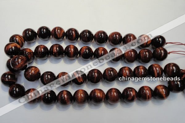 CTE89 15.5 inches 18mm round red tiger eye gemstone beads