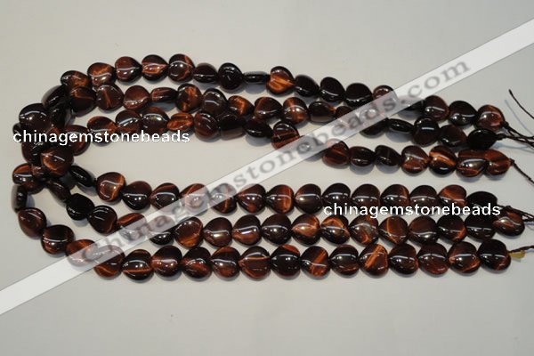 CTE890 15.5 inches 12*12mm heart red tiger eye beads wholesale