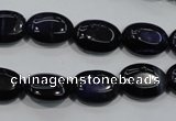 CTE951 15.5 inches 10*14mm oval dyed blue tiger eye beads wholesale