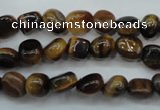 CTE96 15.5 inches 6*9mm nuggets yellow tiger eye beads wholesale