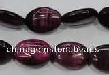 CTE996 15.5 inches 15*20mm oval dyed red tiger eye beads wholesale