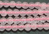 CTG07 15.5 inches 3mm round tiny rose quartz beads wholesale