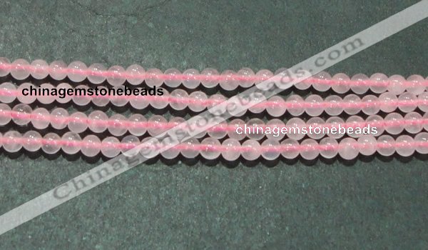 CTG07 15.5 inches 3mm round tiny rose quartz beads wholesale