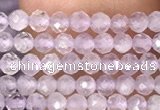 CTG1023 15.5 inches 2mm faceted round tiny lavender amethyst beads