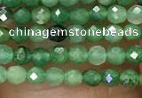 CTG1036 15.5 inches 2mm faceted round tiny African jade beads