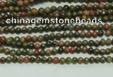 CTG104 15.5 inches 2mm round tiny unakite gemstone beads wholesale