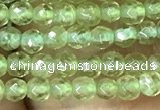 CTG1047 15.5 inches 2mm faceted round tiny peridot gemstone beads