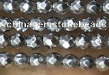 CTG1084 15.5 inches 2mm faceted round tiny hematite beads