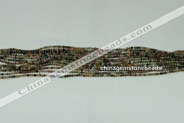 CTG109 15.5 inches 2mm round tiny Indian agate beads wholesale