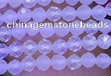 CTG1091 15.5 inches 2mm faceted round tiny quartz glass beads