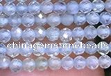 CTG1092 15.5 inches 2mm faceted round tiny quartz glass beads