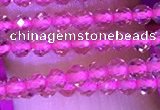 CTG1094 15.5 inches 2mm faceted round tiny quartz glass beads